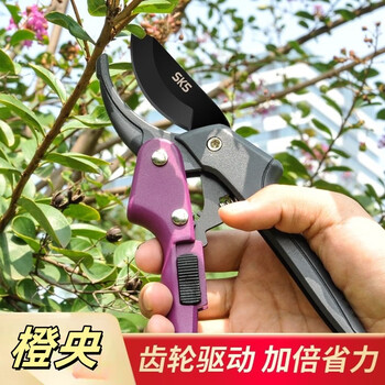 Chengyang garden scissors multifunctional non-slip gardening scissors fruit tree saplings pruning scissors potted flower scissors