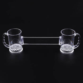 Fantasy, live and die together, wine glass, die together, one-piece draft beer cup, anti-fall, double dating, single wine glass - ordinary style, one 1kg 0ml