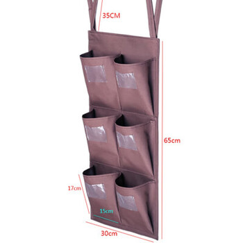 Sailoto hotel room work cart rag bag hanging bag cleaning cart linen cart tool distinction towel storage classification five colors vertical 6 small bags rag bags one row two three rows