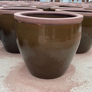 Vinoa authentic yixing earthenware thickened large-mouth fermentation wine vat vinegar vat rice vat large water vat 100 kg water capacity (shipping not included)