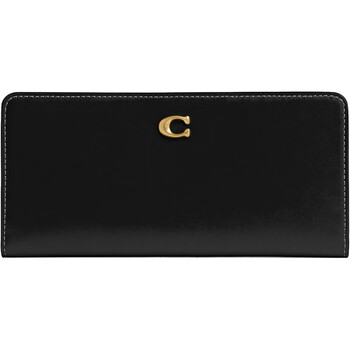 Coach women's wallet clutch camellia music bag birthday gift 2025 new women's bag fashion black one size
