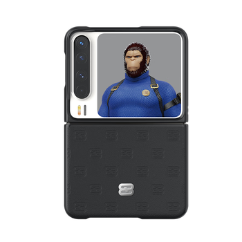 95% new mr. blue ape is suitable for huawei purax mobile phone case purax protective case plain leather business light luxury skin-friendly anti-fall and wear-resistant protective case protective case + upper cover black