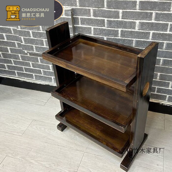 Chaosihui vegetable rack multi-layer hot pot restaurant special kitchen dish rack restaurant commercial vegetable tray solid wood storage rack d type