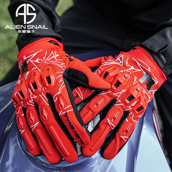 Alien snail new product p1 gloves commuting travel anti-fall men's and women's four seasons breathable motorcycle racing motorcycle riding equipment chiyanhong palm imported sheepskin wear-resistant 2xl