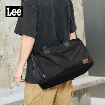 Lee shoulder bag men's large-capacity fitness bag dry and wet separation travel bag simple shoulder bag business trip luggage storage