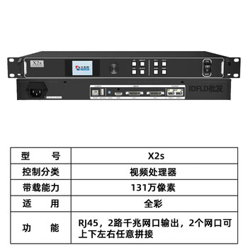 New colorlight x1 x2s x4s x6 x7 x12 x16e full color controller led display video processor x2s