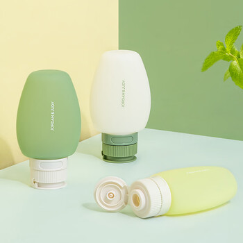 Jotun judy silicone travel bottle set shower gel shampoo storage empty bottle travel supplies 2 pack 80ml