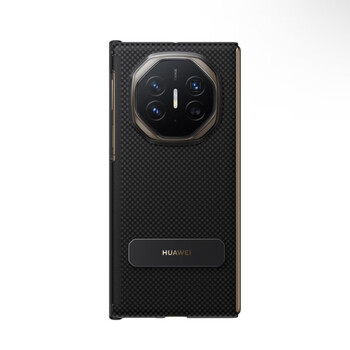 Huawei matext mobile phone case original extraordinary master carbon fiber three-fold screen with bracket hard back kevlar protective case black carbon fiber protective case huawei mate xt extraordinary master