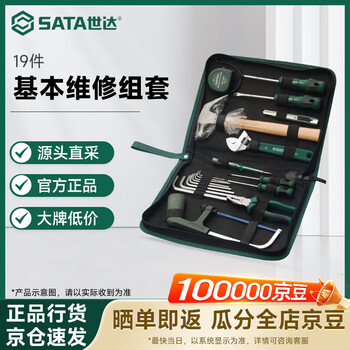 Sata 04110 19-piece basic repair kit