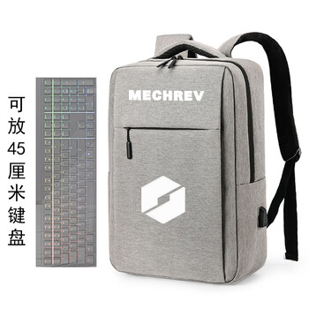 Mechanical revolution computer bag aurora x unbounded 14x pro jiaolong 16pro notebook backpack waterproof and shockproof new white label gray 17.3 inches