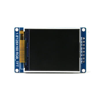 1.8-inch tft color lcd screen display module st7735 driver display color screen 1.8-inch tft lcd screen with welded pin header