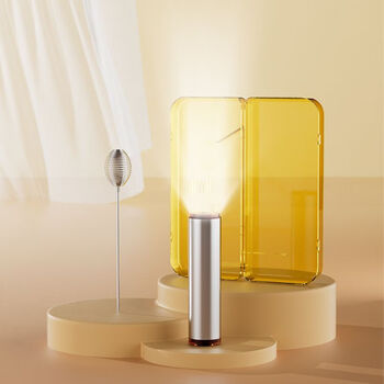 Raft core blender baby milk powder 304 stainless steel electric baby shake milk without foaming milk blender aptamil rechargeable model with led light + 1 head (+ charging cable)