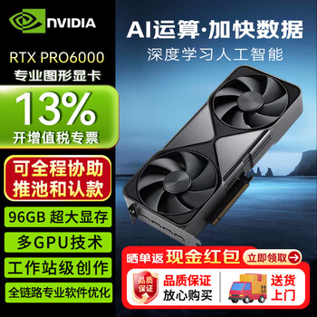 Rtx pro6000 96gb blackwell workstation edition industrial packaging ai inference modeling rendering drawing design deep learning high-performance gpu graphics card
