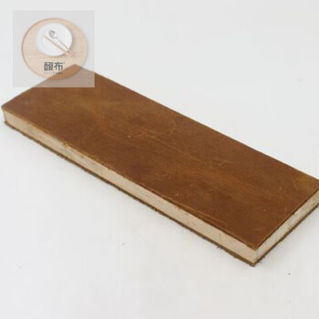 Lnga landgre genuine cowhide knife sharpening board, polishing and deburring, blade sharpening artifact, sharpening cloth leather double-sided, length 20.3, width 6.0, height 2.2 cm