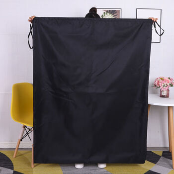 Chaosihui oxford bag large capacity large wear-resistant linen packing bag set bag moving storage bag thickened bag black extra large 98*138cm