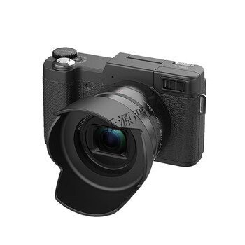Product mirrorless 5x optical zoom digital camera 48 million high-definition video recorder black
