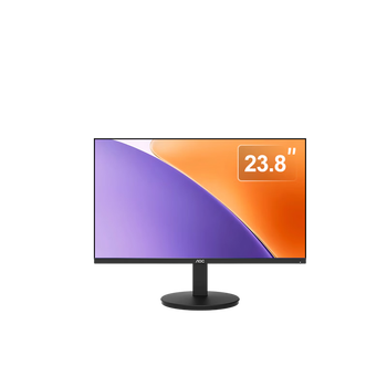 95% new aoc monitor 23.8-inch ips screen 100hz full hd wide color gamut low blue light energy-saving eye protection business online class cashier design office computer display 24e11xh
