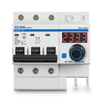 Xiya adjustable timer circuit breaker 220v/380v water pump timer switch mechanical timer automatic breaker 3p63a (380v)