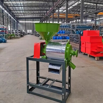 He jiangong wheat flour grinding machine household small thresher fine buckwheat corn bran separation and grinding machine equipment machine flour grinding machine stand-alone (excluding motor)