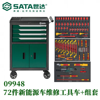 Sata tools - 72 pieces for 9948 new energy vehicle repairman repair set 09948 sata tools for 9948 new energy vehicle - 72 pieces for 9948 new energy vehicle