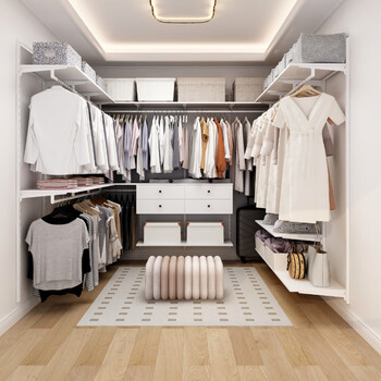 Binaixiangshan walk-in closet open metal wardrobe home bedroom storage storage environmentally friendly custom photo shoot link