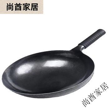 Authentic handmade iron pots, black pots, old-fashioned cooking pots, non-stick pots for home use, real forgings for home use