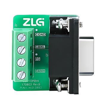 Zlg other modules adapt to canfd interface card db9-open4 adapter board
