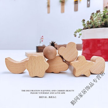 Vinoa creative perforated board accessories | multifunctional solid wood matchstick small stick storage rack | personalized cartoon design matchstick set of seven remarks optional large size length 13 thickness 1.5 cm