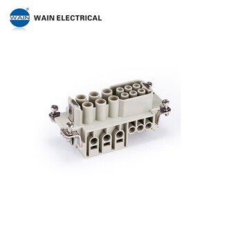 Hwk-006/6-f combination insert 6-core male and female plug-in waterproof industrial-grade connector wei en hwk-006/6-f&m pair of male and female plugs 6-core