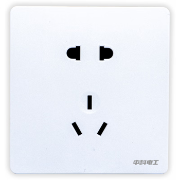 Zhongke electrician switch socket panel set household type 86 concealed usb five-hole socket children's anti-electric shock white 10a five-hole socket