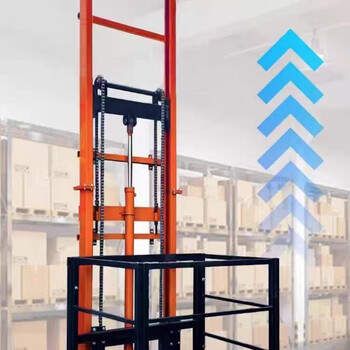Vinoa hydraulic lift freight elevator household lift electric lifting platform suitable for attic factory warehouse hydraulic style rising 8 meters