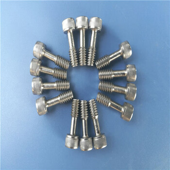 Wen yijia 304 stainless steel din912 cylindrical head hexagonal knurled non-removable screw loose non-removable screw m6*1 m6*45 (100 pieces)