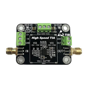 A825 transimpedance tia amplifier module na high speed iv photocurrent to voltage appin photodetector customized with other amplification factors