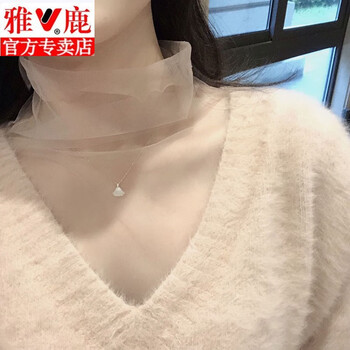 Yalu turtleneck lace bottoming shirt 2025 early autumn new mesh women's autumn and winter style gauze dress with sweater inner top, apricot m