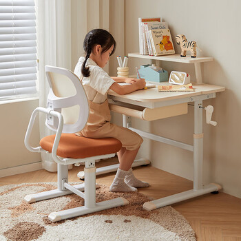 Lin's home children's study table primary school student home writing desk children's special table lift table and chair set ls691v1
