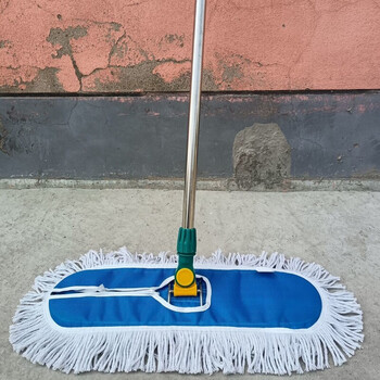 Housekeeping cleaning and hygiene mop flat dust pusher 2023 new large size mop for home hotel shopping mall hospital school special mop wear-resistant mesh 90cm 1 set