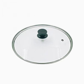 Ye yu universal tempered glass pot lid 30 32cm wok with drop resistance, visual resistance, high temperature resistance and heat-resistant edging 16-36, free 6cm inner diameter 5.6 outer diameter 6.6