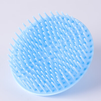 Hair shampoo brush, men's hard-toothed hair salon, old-fashioned artifact, barber shop scratcher, plastic massage comb, upgraded model with moderate hardness and softness, blue