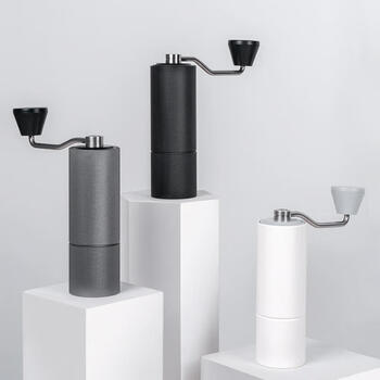 Timemore chestnut c hand-operated coffee grinder manual coffee bean grinder timemore chestnut c2 solid color - matte white