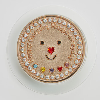 Tagi.<tapi gold coin> happy ping an wealth gold coin multi-color magnetic phone holder magnetic phone case holder lucky happy gold coin gold coin holder