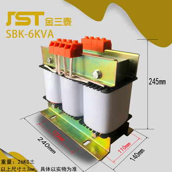 Jinsuntai/three-phase dry isolation transformer 380v to 220 to 200v 440/415 auto-boost power supply sbk6kva three-phase 380v to three-phase 220v