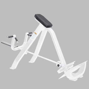 Mi xiaomijiao rowing machine commercial bar trainer gym comprehensive strength equipment standing deadlift back incline bent over t-shaped pull back rowing (white) does not include bell plates
