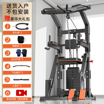Zhuopai fitness equipment home power-assisted pull-up device single and parallel bars multi-functional lumbar traction puller 018 pull-up assister - installation not included