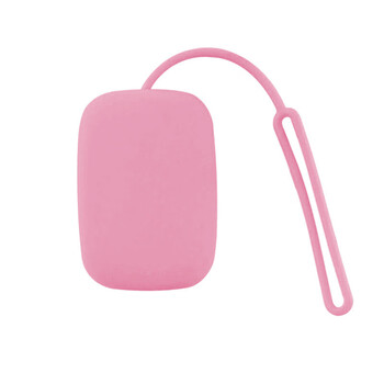 Cute and fashionable silicone key bag, silicone business card bag, pink