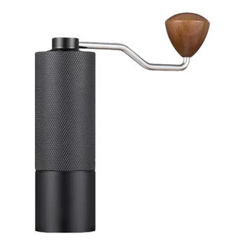 A18 hand grinder steel core coffee bean grinder hand grinder coffee machine grinder manual cnc household small black newly upgraded diamond grinder 6 stars