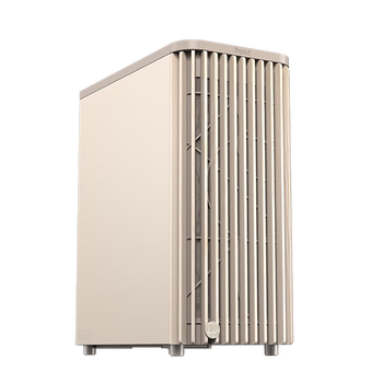 95% new asus proart pa401 oatmeal white wood art iron rhyme version chassis, strong heat dissipation/wooden front air grille/tool-free disassembly/power button lock