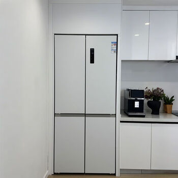 Meiling ai smart double zero embedded 489/503 liters of active sterilization household cross-door refrigerator 89yu#active sterilization#double zero embedded#white#8r white