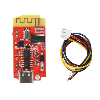 Ct14 micro 4.2 stereo bluetooth amplifier board audio module class f 5w+5w with charging diy modified speaker type c interface