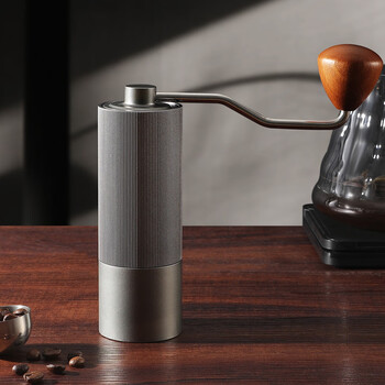 Mongdio hand grinder coffee bean grinder hand grinder coffee machine hand grinder manual grinder deep space gray steel core grinder seven-corner grinding core