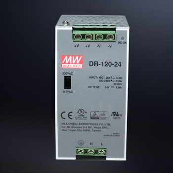 Mean well guide rail switching power supply drp-240-24 to 12v 48v dc transformer 10a filtered ac to dc 2